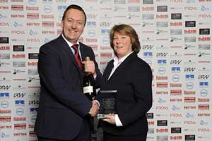Service to the industry award 2014.